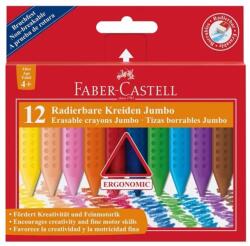 Faber-Castell Jumbo Grip háromszögletű zsírkréta 12 szín (122540)