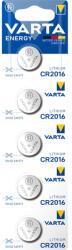 VARTA Energy CR2016 lítium gombelem 5db 6016229405 (6016229405)