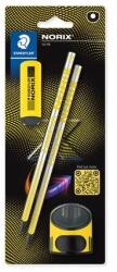 STAEDTLER Norix 181 Grafitceruza készlet hegyezővel radírral HB sárga (181 SBK2-1)