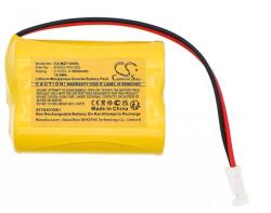 Cameron Sino Li-MnO2 akku 3.0V / 5000mAh, Okuma E5503-702-003 kompatibilis, SÁRGA
