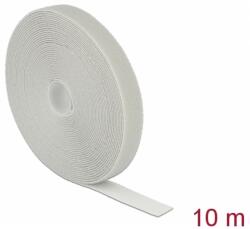 Delock Kábelkötegelő Szürke 10m 18281 (18281)