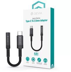 DEVIA USB 2.0 Type C Jack Átalakító Fekete 12cm ST111165 (ST111165)