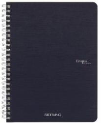 Fedrigoni Ecoqua A5 70 lapos vonalas spirálfüzet sötétkék (19148204)