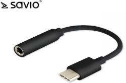 SAVIO USB 2.0 Type C Jack Átalakító Fekete 10cm AK-35/B (AK-35/B)