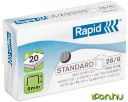 RAPID Tűzőkapocs 26/6 horganyzott Standard (24861300)