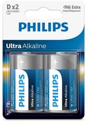 Philips Ultra alkáli góliát elem (D) 2db (LR20E2B/10)
