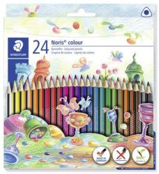 STAEDTLER Színes ceruza készlet háromszögletű Noris Colour 24 különböző szín