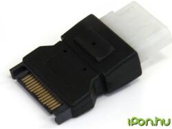 StarTech SATA táp Molex Átalakító Fekete 5cm LP4SATAFM (LP4SATAFM)