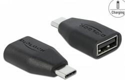 Delock USB 2.0 Type C Átalakító Fekete 3cm 66528 (66528)