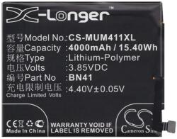 Cameron Sino Redmi Note 4 CAMERON SINO Li-Polymer akku 3.85V/4000mAh, Xiaomi BN41 kompatibilis, FEKETE (CS-MUM411XL)