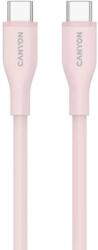 CANYON USB 2.0 Type C Összekötő Rózsaszín 1m CNS-CC60SC10PS (CNS-CC60SC10PS)