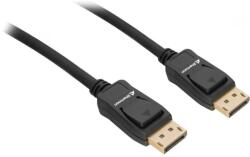 Sharkoon DisplayPort 1.4 Összekötő Fekete 2m 4044951036110 (4044951036110)