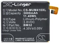 Cameron Sino Xiaomi Mi 4 CAMERON SINO Li-Polymer akku 3.8V/3000mAh, Xiaomi BM32 kompatibilis, FEKETE (CS-MUM410XL)