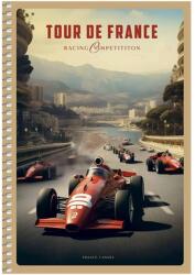 Shkolyaryk Publishing House Spirálfüzet A5 kockás 96 lap Racing Competition vegyes SB966124K (SB966124K)
