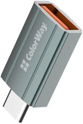 ColorWay USB 2.0 Type C Átalakító Fekete 3cm CW-AD-AC (CW-AD-AC)