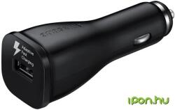 Samsung autós töltő USB aljzat 10W, gyorstöltő + ECB-DU4EBE microUSB kábel, FEKETE (EP-LN915UBEGWW)