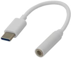 SBOX USB 2.0 Type C Jack Átalakító Fehér 6cm AD. TYPEC-3.5MM/R (AD.TYPEC-3.5MM/R)