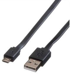 Roline USB Micro USB Átalakító Fekete 1m 11.02. 8760 (11.02.8760)