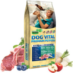 DOG VITAL Hypoallergenic Puppy & Junior Mini lamb, apple & blueberry 12 kg