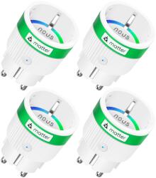 NOUS set 4 prize inteligente wifi nous a8m, 16a - matter (95-A8M-4PC)
