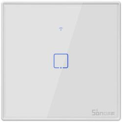 SONOFF intrerupator smart cu touch wifi + rf 433 sonoff t2eu1c tx, (1 canal) (95-6920075725711)