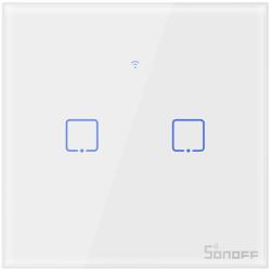 SONOFF intrerupator smart cu touch wifi + rf 433 sonoff t1 eu tx, 2 canale (95-6920075725315)