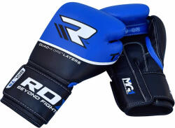 RDX Manusi box Rdx Quad Kore - Albastru/Negru, 14oz (3365-14oz)