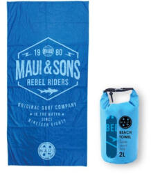 Maui And Sons Prosop Plajă Microfibră Maui & Sons Rebel Riders cu Geantă Waterproof (4951) Prosop