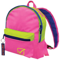 Givova Rucsac Sport Givova University - Nylon, Logo Printat, 12 Culori - ROZ/GALBEN FLUO, uni (B023BIS-0619)