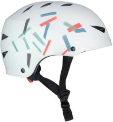 Nijdam Casca skate Nijdam High Topper - alb/negru, L (N60EA05-l)