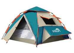 Solart Cort Plaja Automat Solart, 220x220x140 cm, protectie UPF30+ - Multicolor, 230x230x165cm (1782-230x230x165cm) Cort