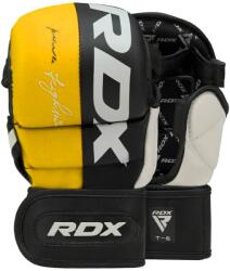 RDX Mănuși Sparring MMA RDX T6 Piele Maya Hide Galben - Galben, S (GGR-T6Y-s)