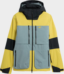 4F Geaca Ski Barbati 4F cu Membrana Dermizax 20000 - Impermeabila - Galben/Gri, 3XL (H4Z22-KUMN012-72S-3xl)