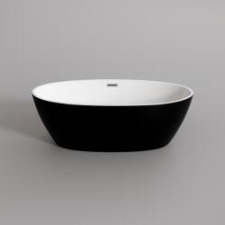 Water Fun OVAL 170x80x58 cm black/white (OVA-170B)