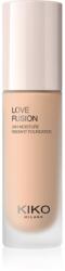 KIKO Milano Love Fusion 24H Moisture Radiant Foundation tartós krémalapozó hidratáló hatással árnyalat 4 Warm Gold 30 ml