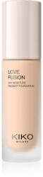 KIKO Milano Love Fusion 24H Moisture Radiant Foundation tartós krémalapozó hidratáló hatással árnyalat 2.7 Neutral Gold 30 ml