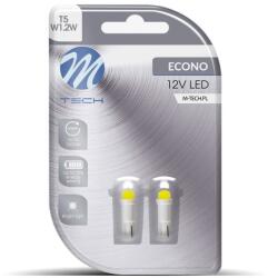m-tech W1.2W W2x4.6d 1LED fehér, 2 darab (LB053W)