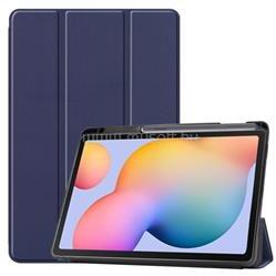 Gigapack Samsung Tab S6 Lite 10.4 LTE GIGAPACK Tok álló, bőr hatású aktív FLIP, ceruza tartó, SÖTÉTKÉK (GP-96663) (GP-96663)