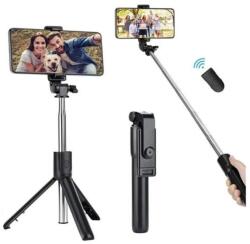  Prémium selfie bot Bluetooth v4.0 tripod 19-70 cm fekete 101775 (101775)