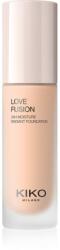 KIKO Milano Love Fusion 24H Moisture Radiant Foundation tartós krémalapozó hidratáló hatással árnyalat 3NG Neutral Gold 30 ml