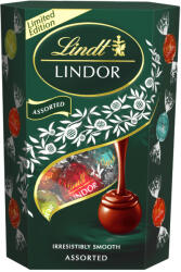 Lindor tejcsokoládé golyók 200g Dark Green díszdobozban