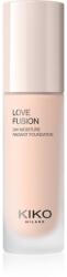 KIKO Milano Love Fusion 24H Moisture Radiant Foundation tartós krémalapozó hidratáló hatással árnyalat 1.5 Neutral Rose 30 ml