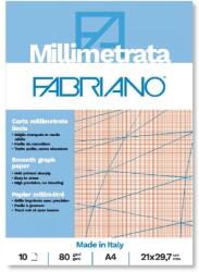 FABRIANO A4 80g 10lapos milliméterpapír tömb (19100662)