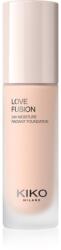 KIKO Milano Love Fusion 24H Moisture Radiant Foundation tartós krémalapozó hidratáló hatással árnyalat 1.6 Neutral Rose 30 ml