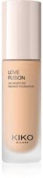 KIKO Milano Love Fusion 24H Moisture Radiant Foundation tartós krémalapozó hidratáló hatással árnyalat 4 Neutral Gold 30 ml