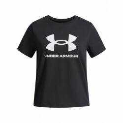 Under Armour BIG LOGO SS-BLK gyerek póló Gyerek 140-146 / fekete/fehér
