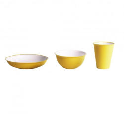 Omada Sanaliving Set 3pcs edénykészlet sárga