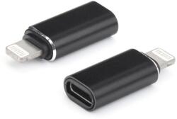 Baseus Lightning USB 2.0 Type C Átalakító Fekete 3cm RRPT-4699 (RRPT-4699)