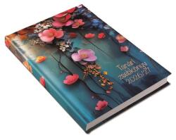 REALSYSTEM Tanári zsebkönyv A5 heti 2026/2027 floral NAT531171U (NAT531171U)