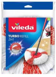 Vileda Felmosó utántöltő fej, VILEDA „Turbo 2in1, fehér-piros (KHTV91)